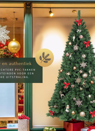 kunstkerstboom 180 cm – 580 takken, kerstboom met brandvertragend PVC