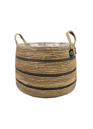 Mand Isla – Handgemaakte natuurlijke mand van zeegras | Verkrijgbaar in 3 maten en 2 kleuren - Kamerplant